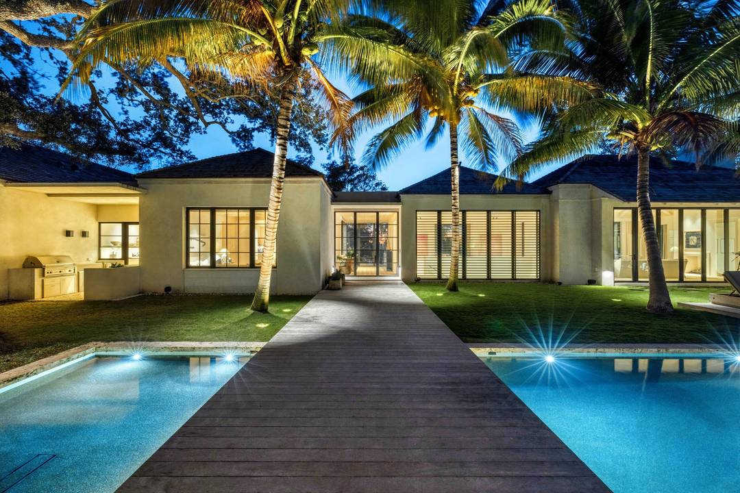 Known as River House, this newly completed riverfront estate of international distinction is elevated atop a commanding 30 foot bluff in Sewalls Point, spanning 4.