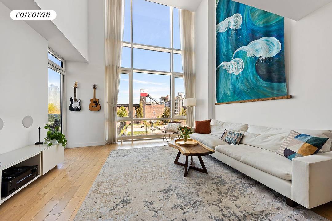 A picture perfect loft duplex on the prime North Williamsburg Waterfront.