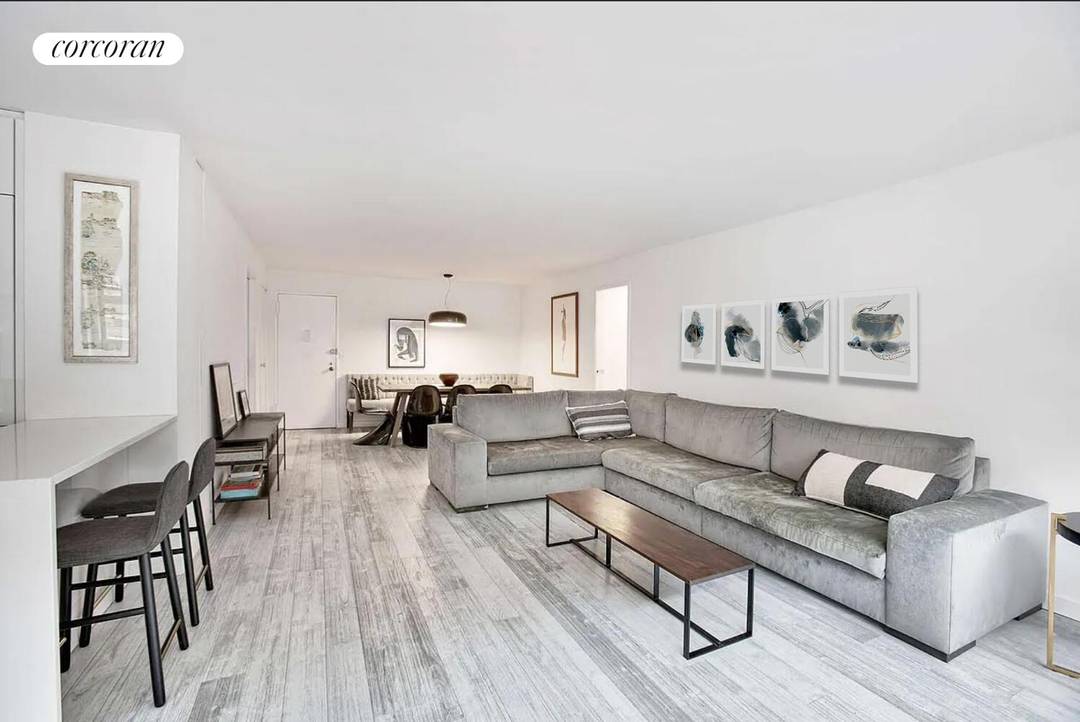 Designer Curated One Bedroom with Home Office at The Stewart House Greenwich Village Welcome to this expansive, sun drenched, fully renovated one bedroom residence with a dedicated home office, located ...