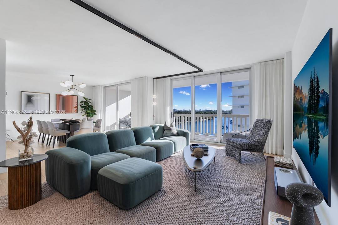 Meticulously renovated rare penthouse in prime Bay Harbour location.