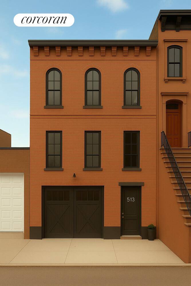 513 Hancock Street A Rare Development Opportunity in Historic Bed stuy to Expand an existing Garage into a dream Carriage House.