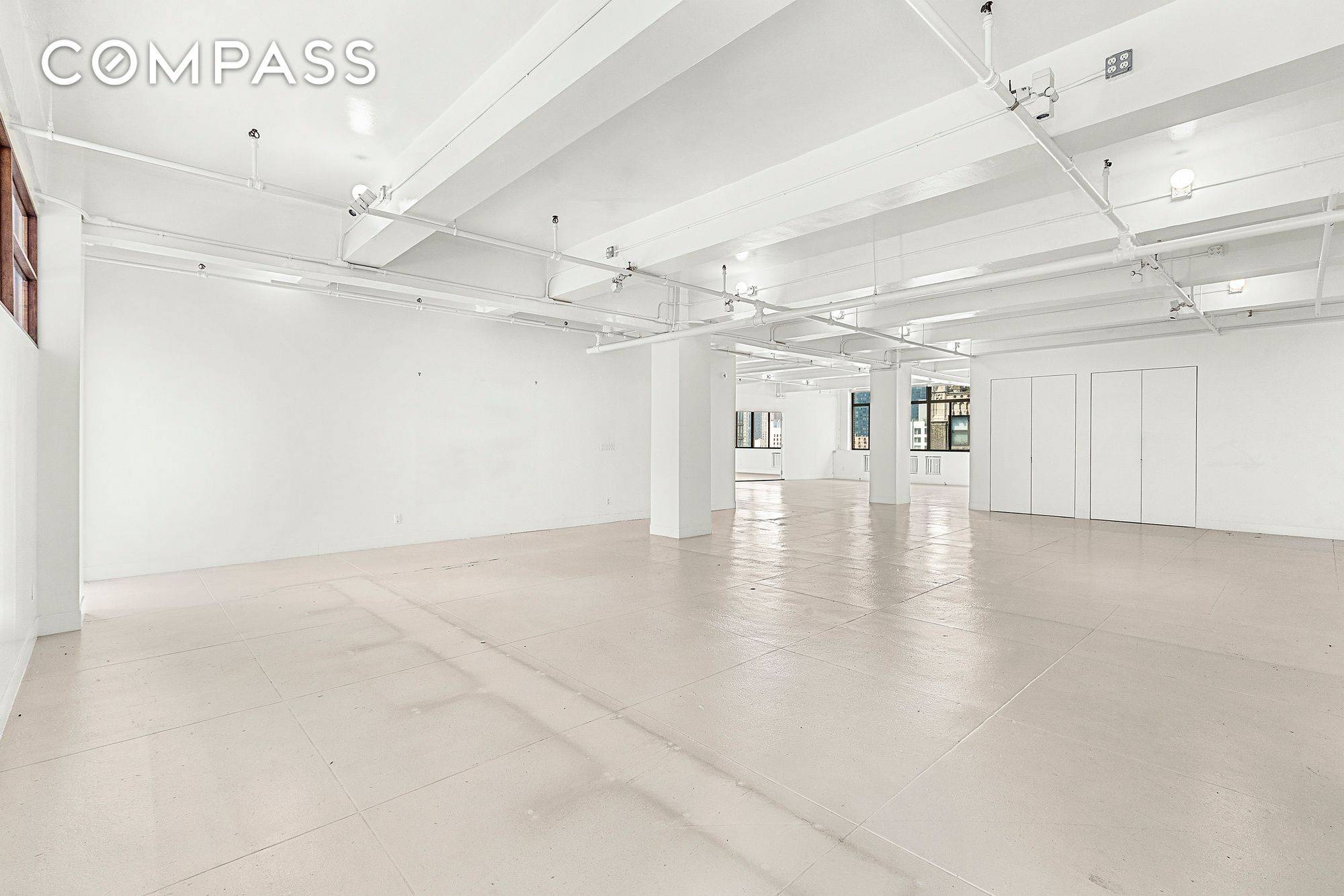 BRING YOUR ARCHITECT TEAR DOWN THE WALLS MASSIVE LOFT SPACE 36 windows surround 4 sides of this 5000sf full floor in this 1926 concrete and steel factory building converted to ...