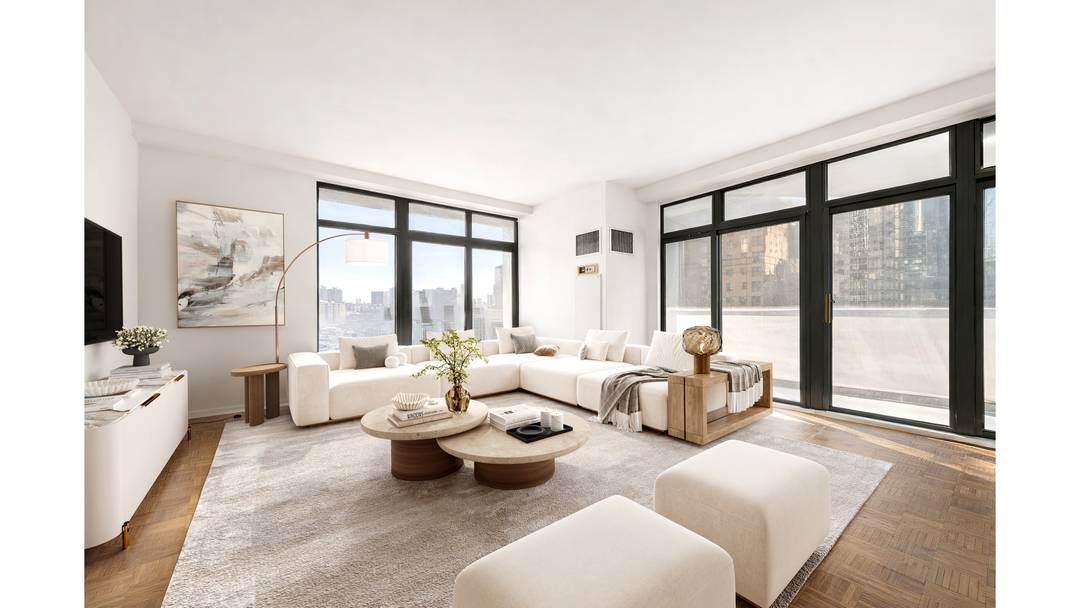 Located at the prestigious 100 United Nations Plaza, this expansive four bedroom, three and a half bathroom residence spanning approximately 2, 139 square feet offers elegant living in one of ...