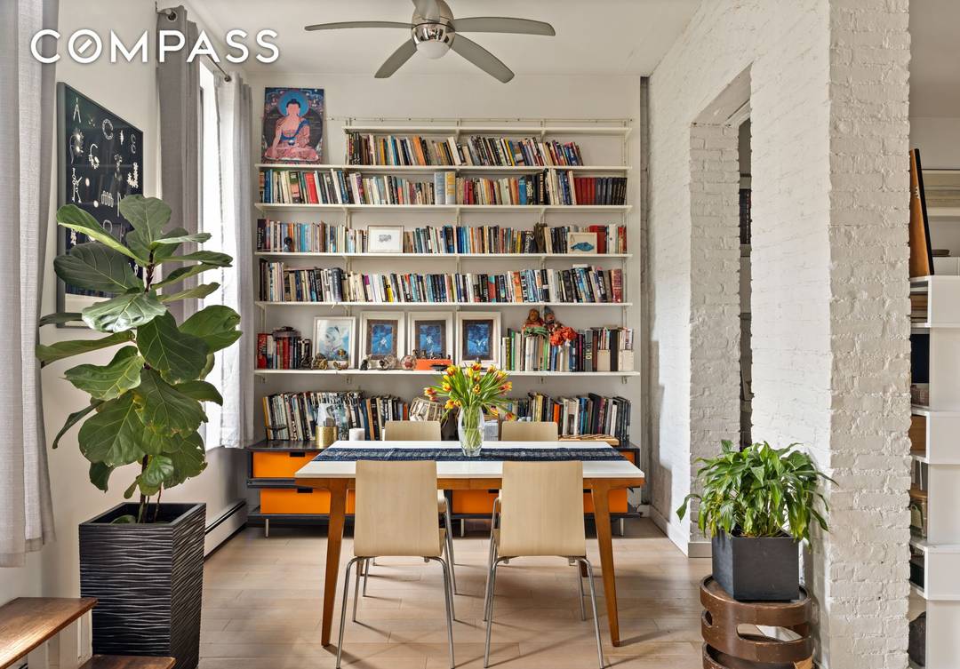 Architecturally designed to maximize space and light, this rare, loft like 2BR 1.