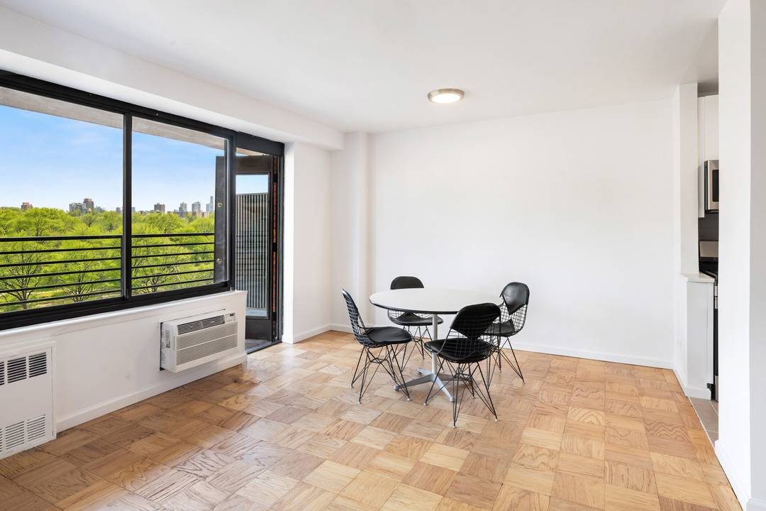 You will love this Mint Condition 1 Bedroom Condo with Dining Room and extra large Balcony located right next to Central Park !