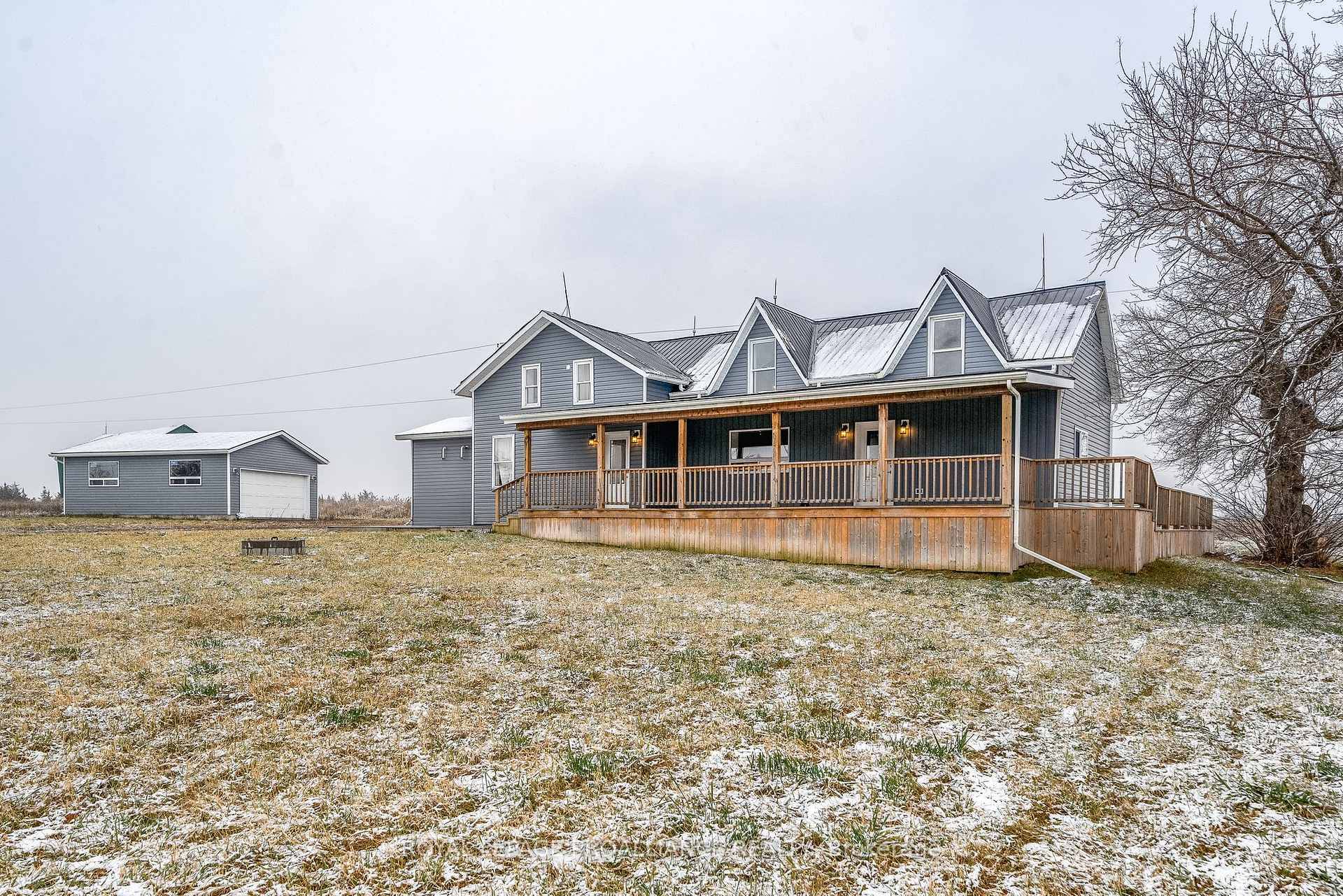Renovated farm home living on 84 acres with 650 feet of road frontage.