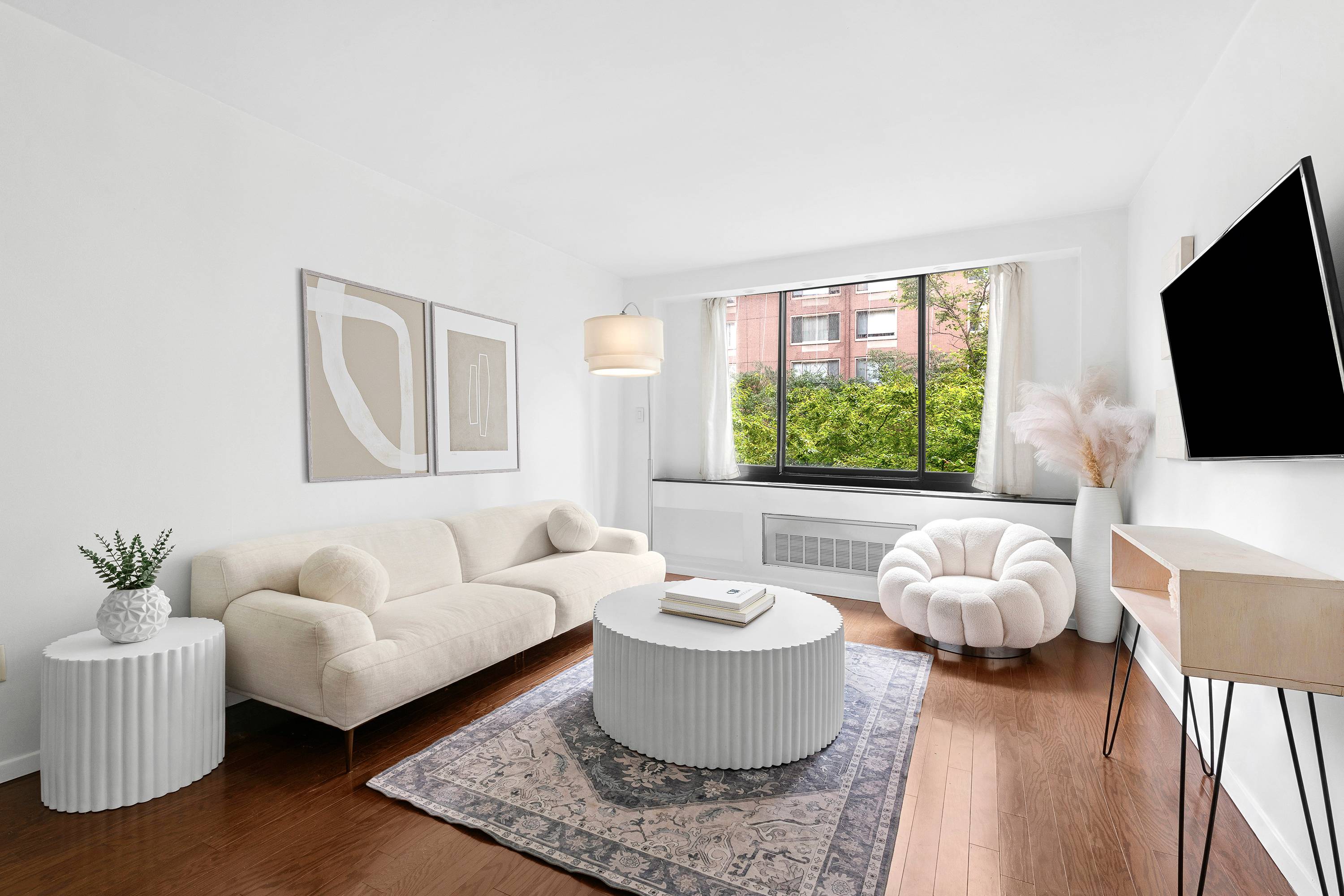 Welcome home to this generously proportioned and sun filled one bedroom in the full service Hudson View West condominium.