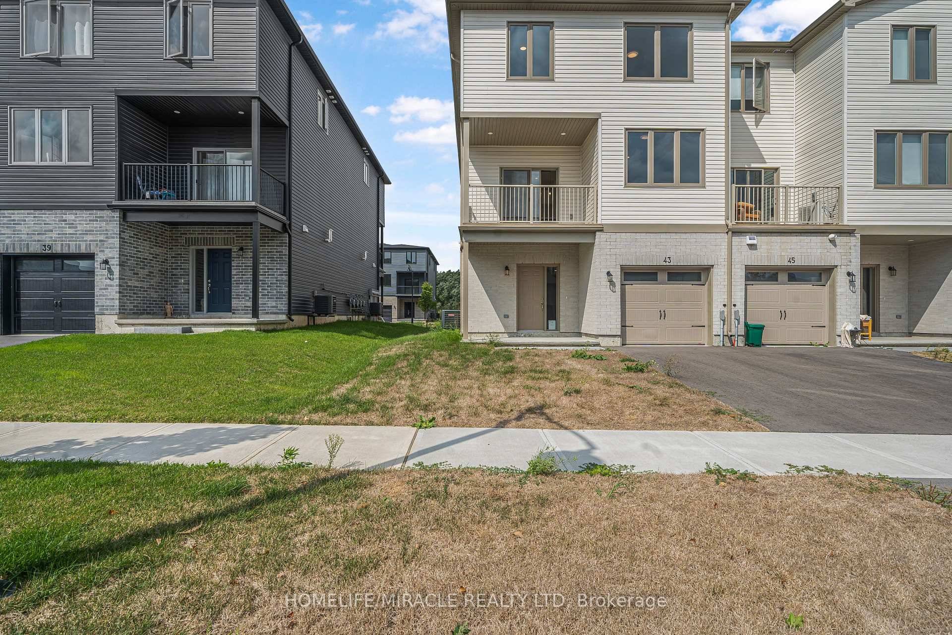 Absolutely Stunning Brand New Never Lived In Before End Unit Townhome Available For Lease In The High Demand Talbot On The Trail Community.