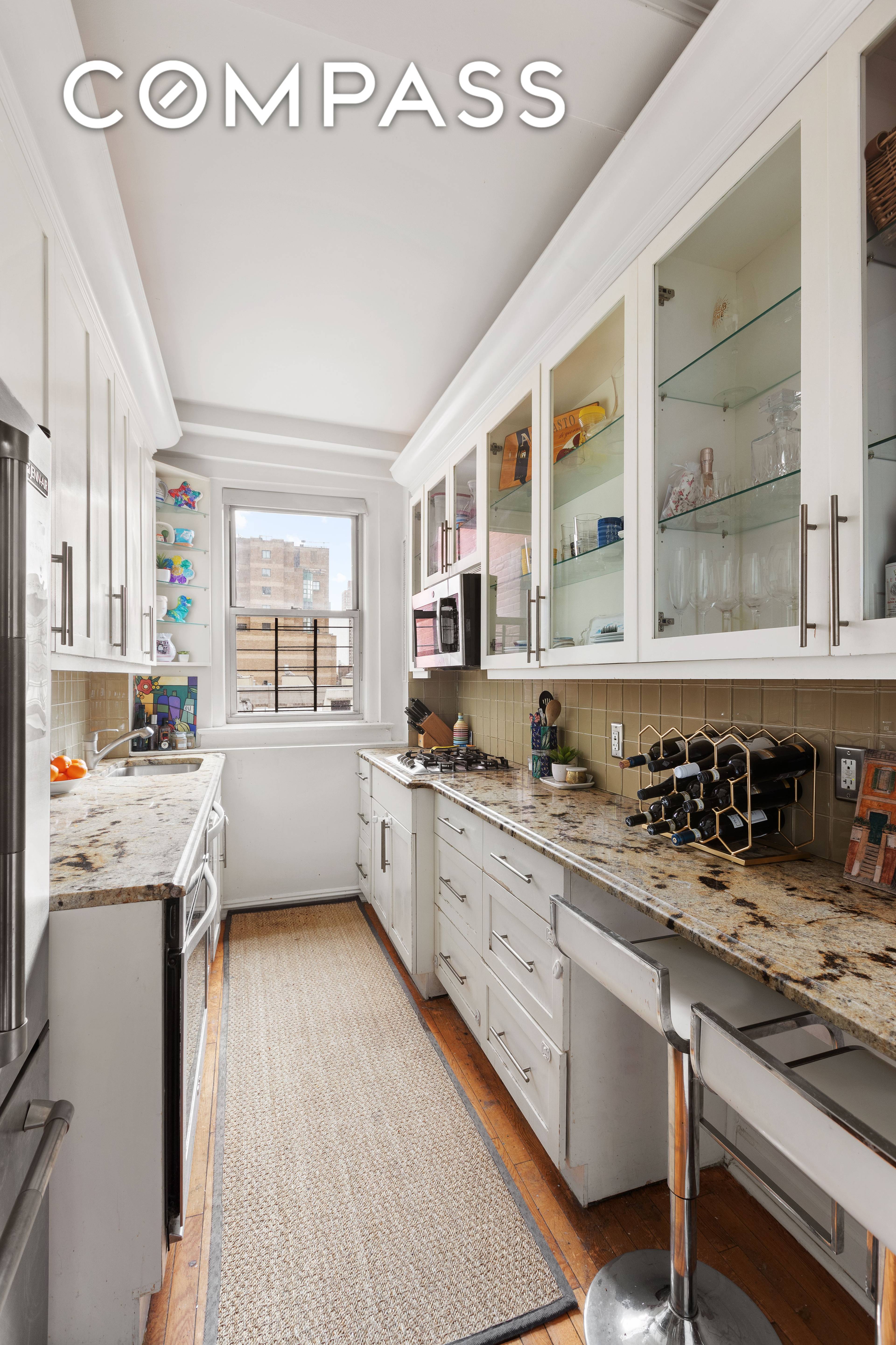 Pre war 2BD 1. 5BA Home Off Fifth Avenue Enter the foyer and be greeted by pre war details and beautiful hardwood floors.