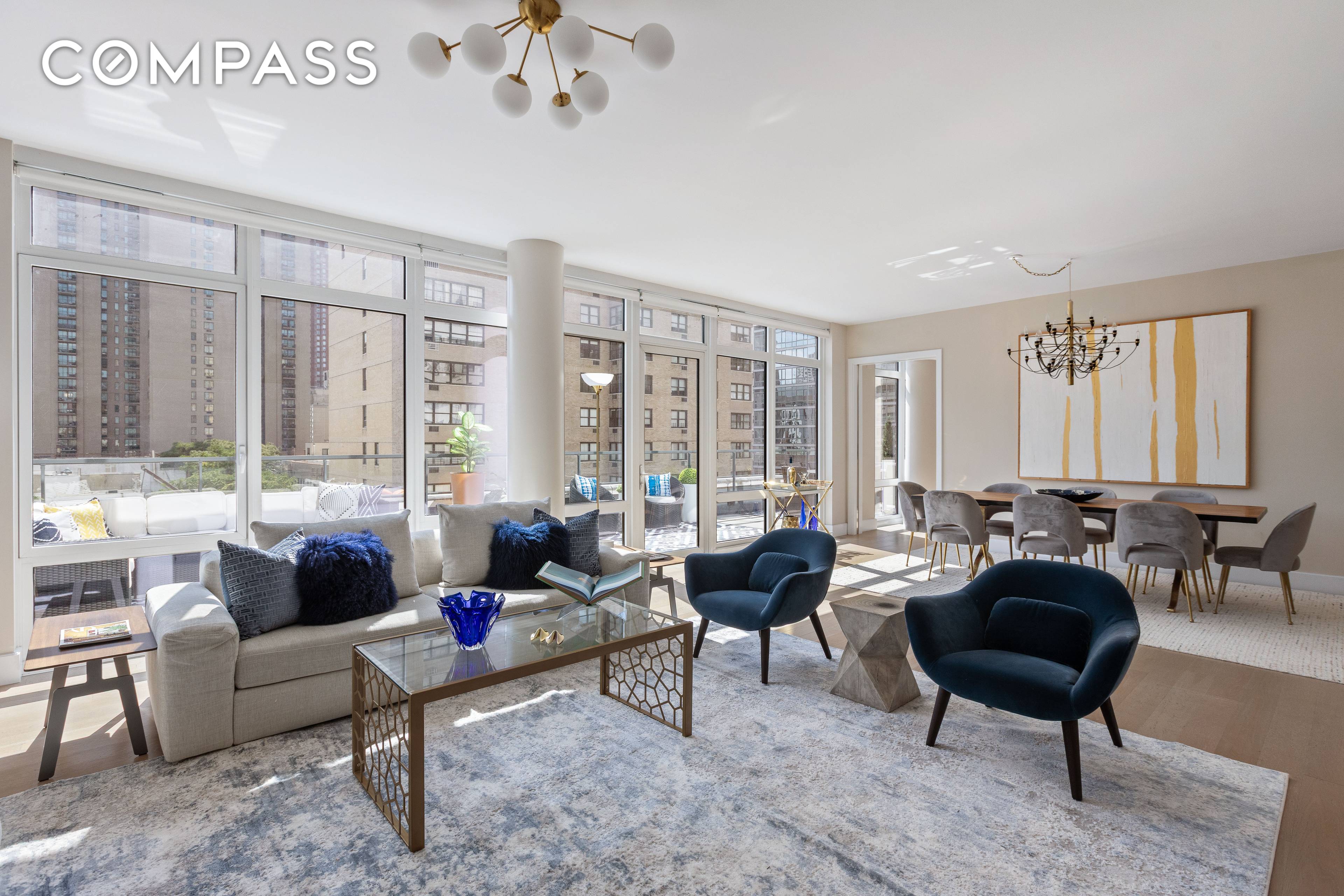 Residence 8 at The Charles A full floor residence with rare outdoor space in the heart of the Upper East Side.