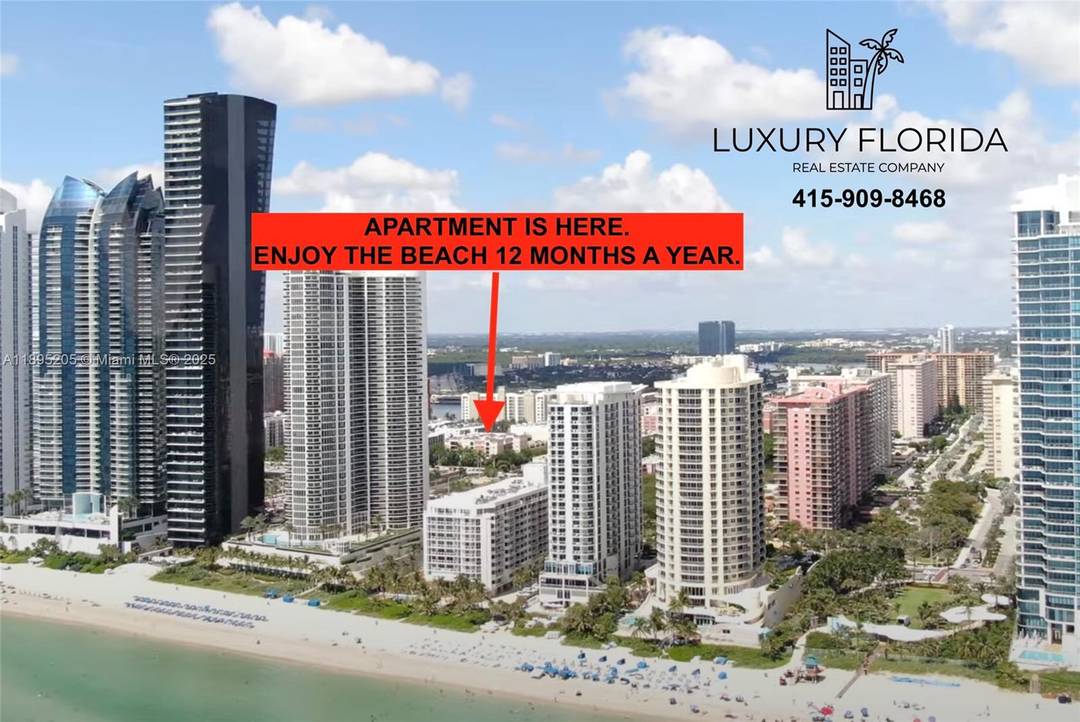 The unit is located in the heart of Sunny Isles Beach.