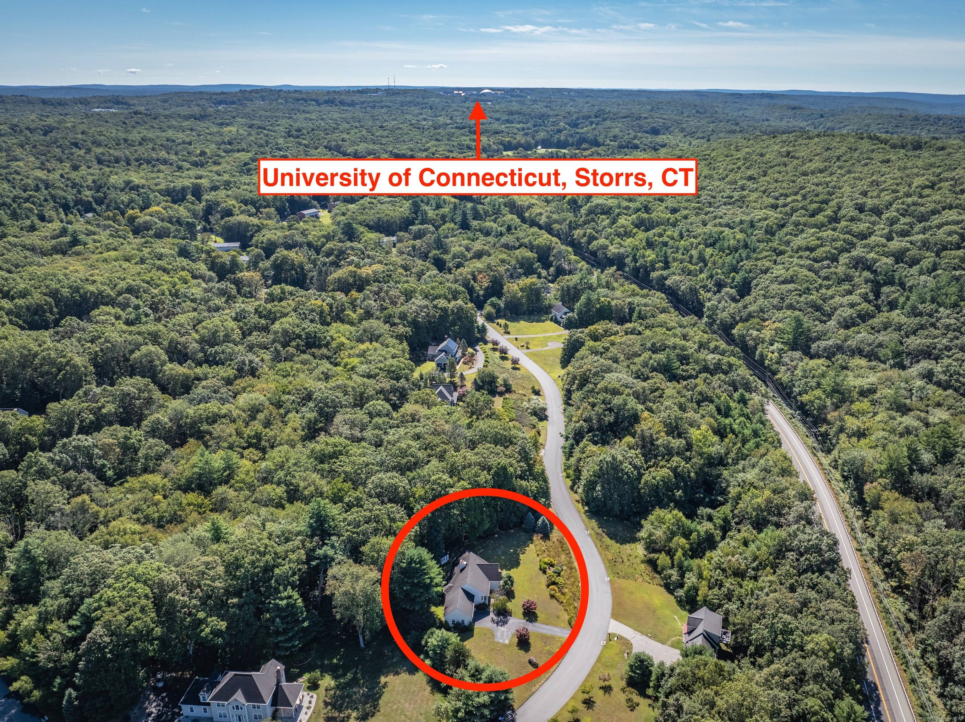 Quietly set minutes from UCONN and downtown Storrs.