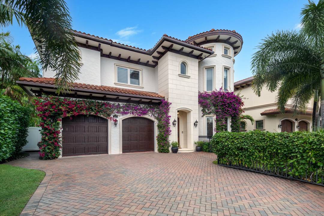 Located in SoSo, a coveted area of West Palm Beach, this Mediterranean style residence offers five bedrooms, four full bathrooms, and 4, 225 total square feet of thoughtfully designed living ...
