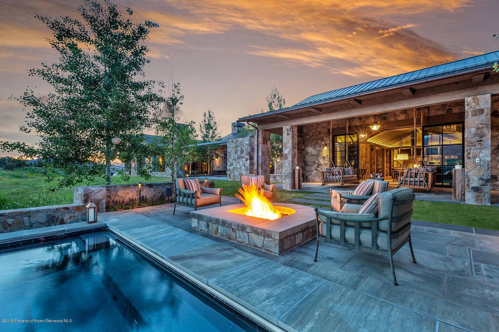 This elegant 6 bedroom home enjoys one level living and boasts breathtaking panoramic views from almost every room.