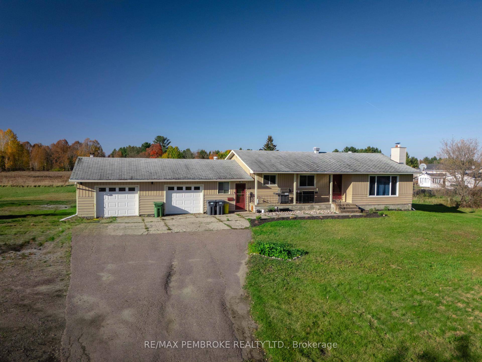 This spacious bungalow is ideally situated between Petawawa and Pembroke, making for a quick drive to many amenities, and easy access to HWY 17.