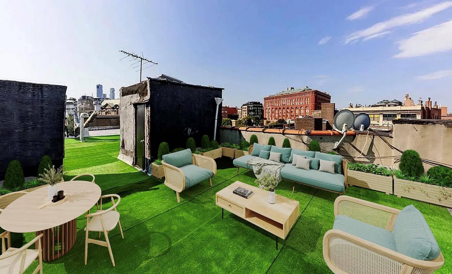 AVAILABLE JUNE 1 OPEN HOUSE BY APPOINTMENT BREATHTAKING ROOF DECK TRUE 5 BED 3 BATH HOME WASHER DRYER IN UNIT !