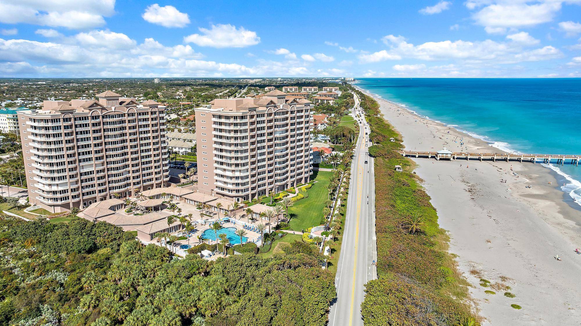BEACH LOVERS, step into this corner unit enjoy the wrap around balconies for the most view extensive NE Coastline Ocean Views up to the Jupiter Light House, and Southeast coastline ...