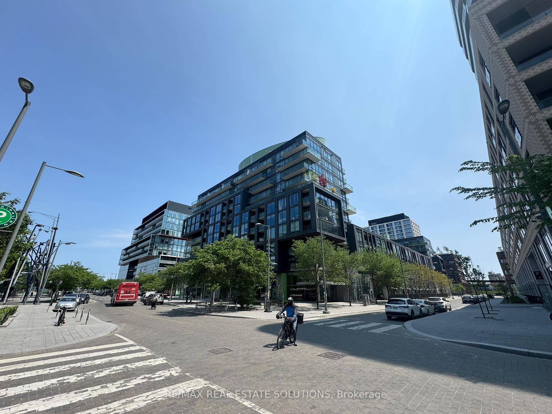 This 1 bedroom, 1 bathroom condo with a locker in Toronto's Canary District is available July 1 and includes heat and water for added value.