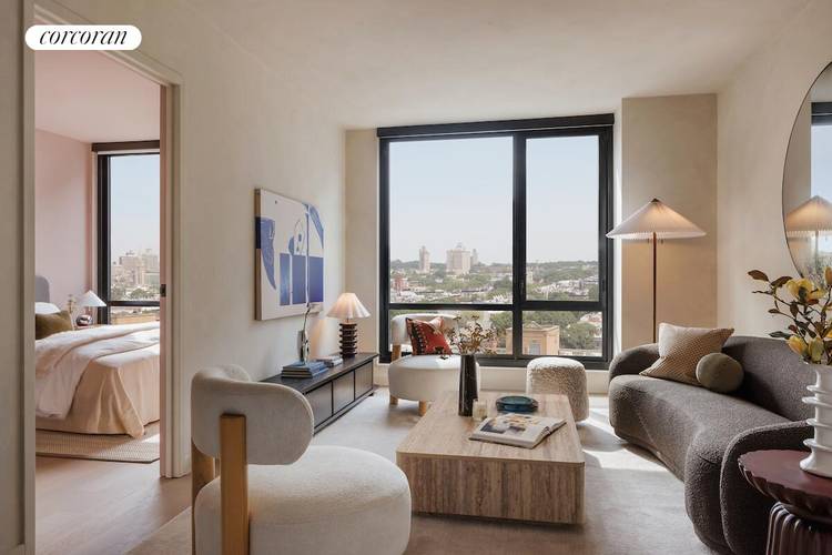 Eastern Facing Designer one bedroom with Park Slope streetscape views only minutes from the F, G and R Subway lines and across from JJ Byrne Washington Park.