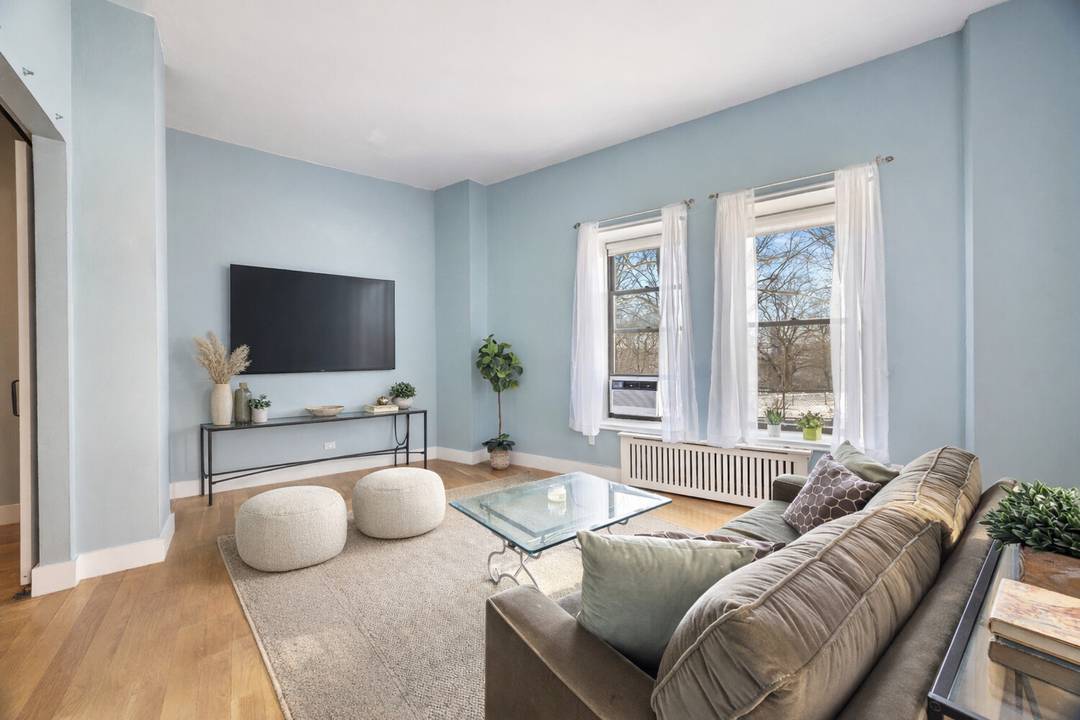 A rare opportunity to own a beautifully renovated nearly 1200 square foot two bedroom home in one of Riverside Drive's distinguished landmarked buildings.
