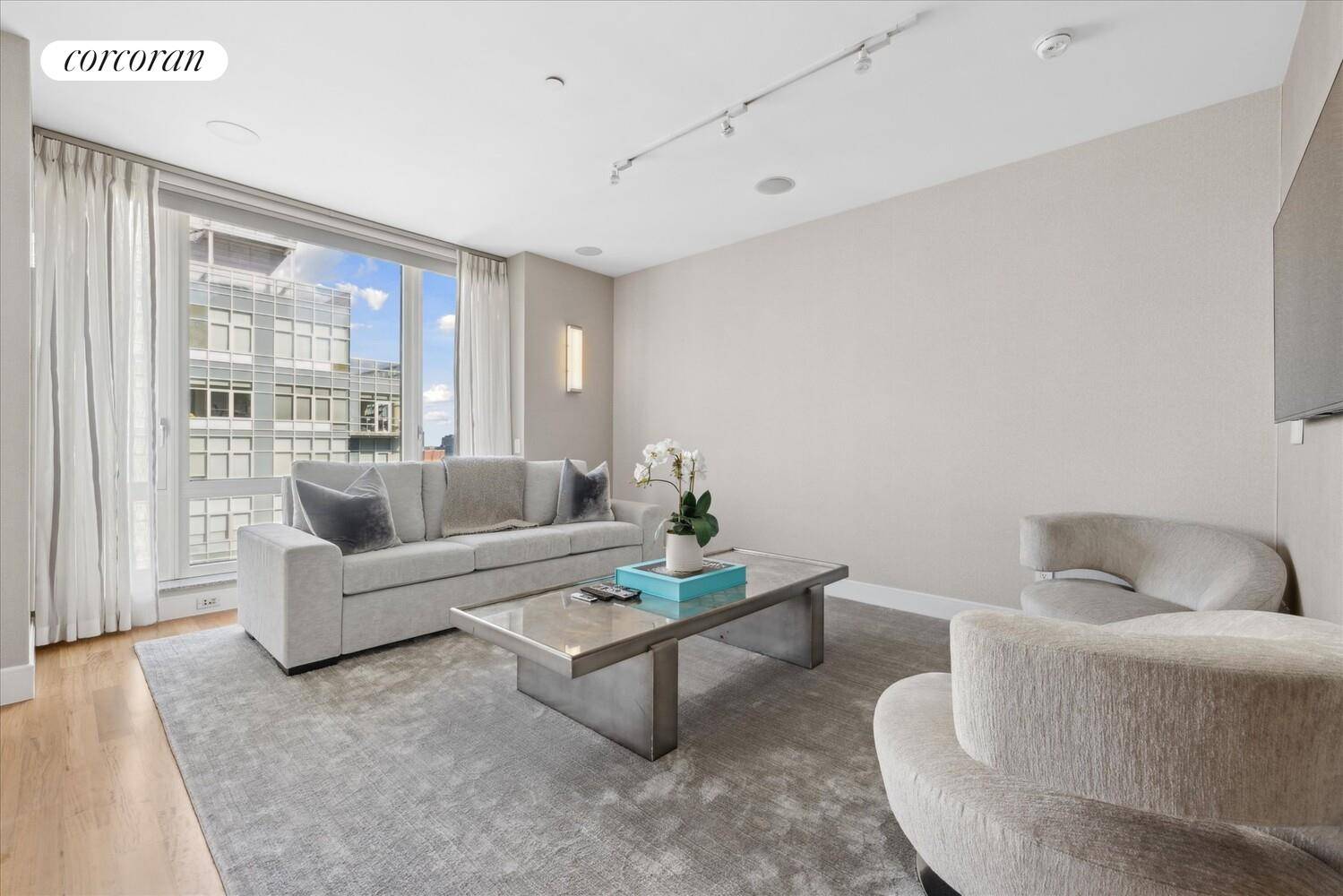 Perched high above the East Side on the 33rd floor of The Veneto, Residence 3303 is a sophisticated two bedroom, two bathroom home featuring a smart split bedroom layout, expansive ...