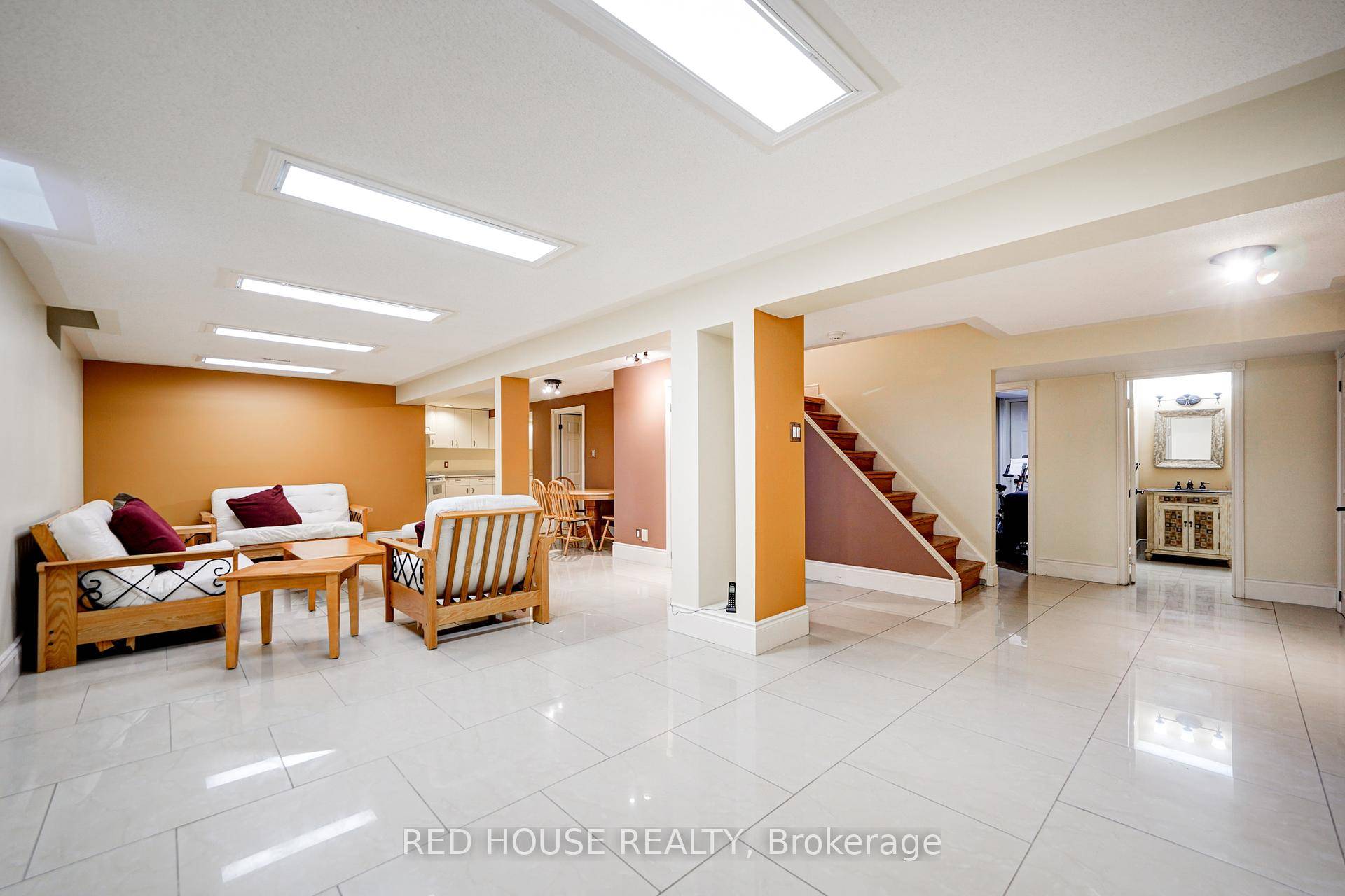 Large One Bedroom Basement Apartment, Very functional layout with separate private side door Entrance.