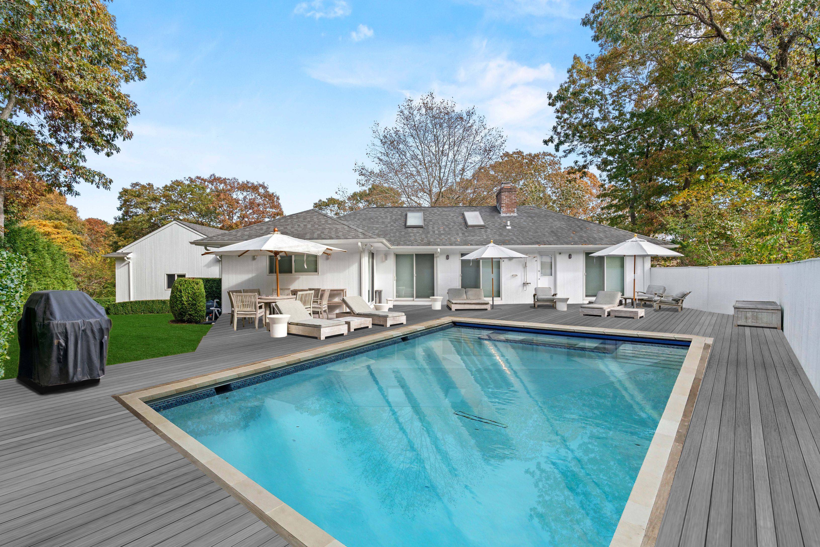 Updated Bridgehampton Home & Tennis!