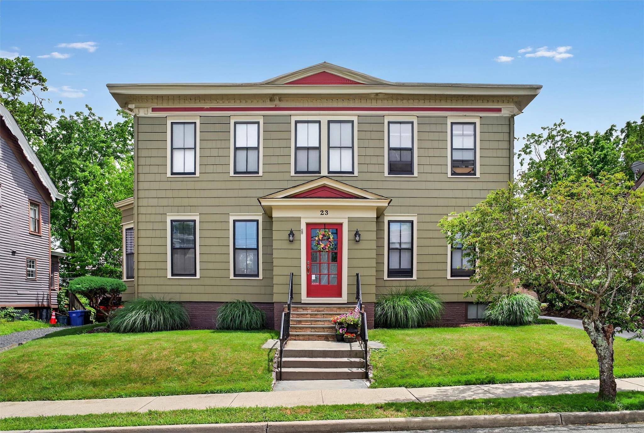 Beautifully maintained Three Family residence located in the heart of the Village of Goshen.