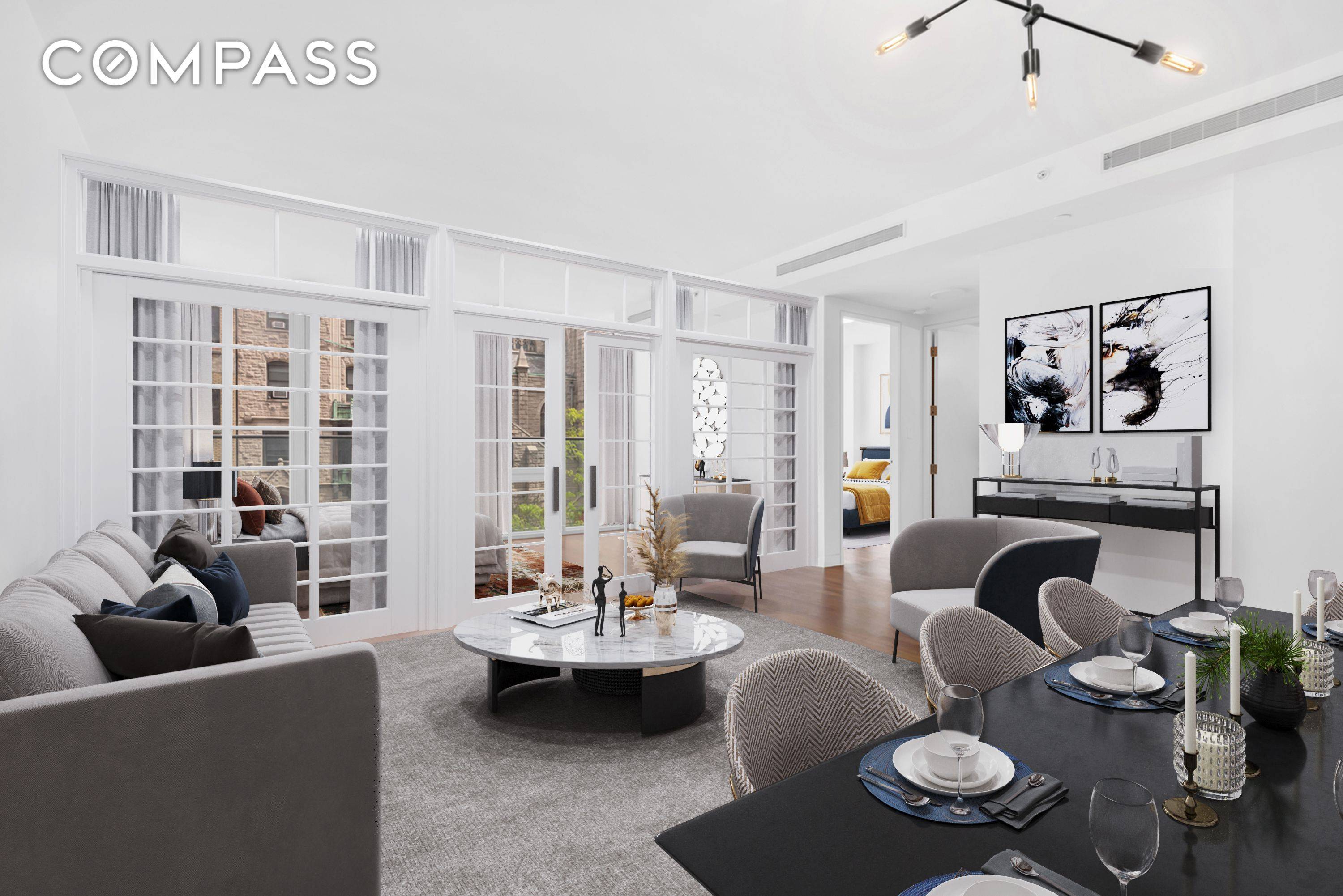 UPPER WEST SIDE Exclusive full floor apartment w Private Elevator Spacious convertible 4BD 3BA, with 2 Balconies, Boasting an Expansive Layout with Open Concept Living Area, Northern and Southern Exposure, ...