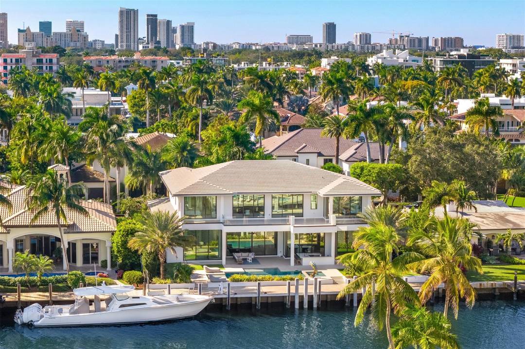 Premiere Las Olas living meets new construction luxury on one of the most coveted streets in the Isles w underground utilities amp ; one of the widest, deepest canals.