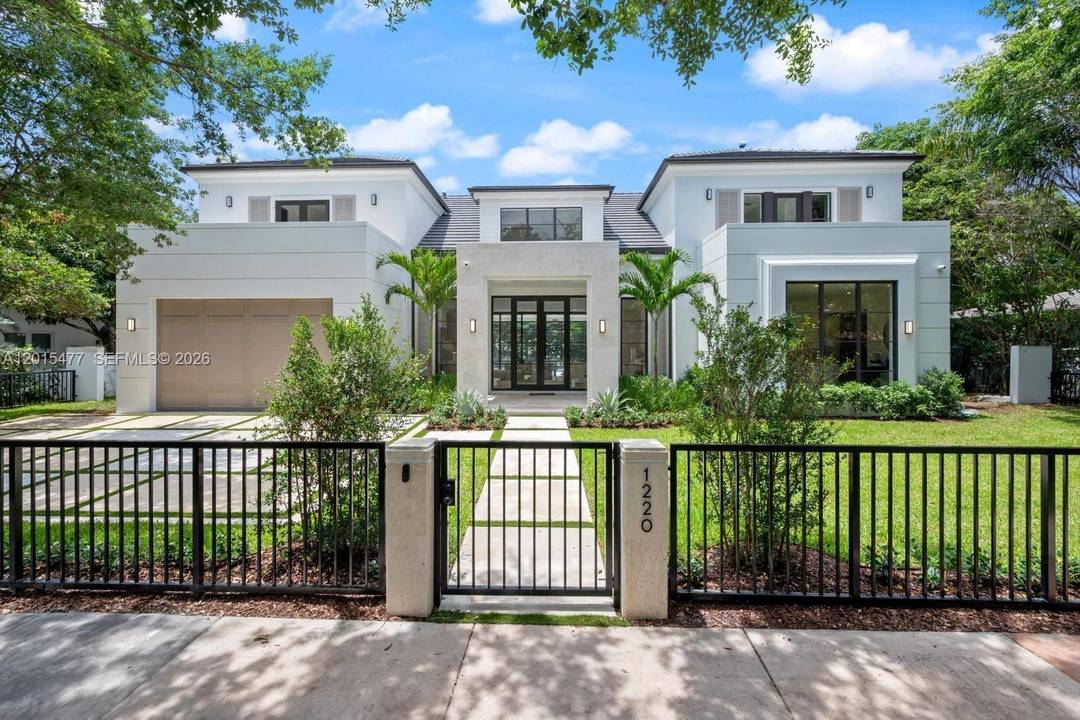 New construction masterpiece in South Gables !
