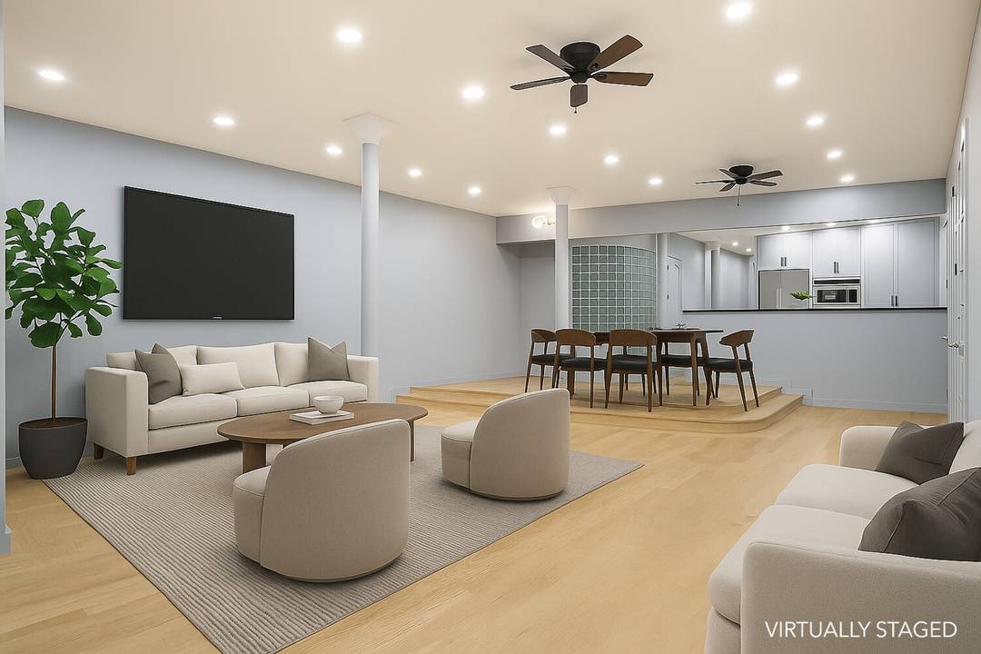 This newly renovated three bedroom, three bathroom loft combines dramatic scale, soaring ceilings, and modern upgrades with the privacy of a boutique Flatiron residence.