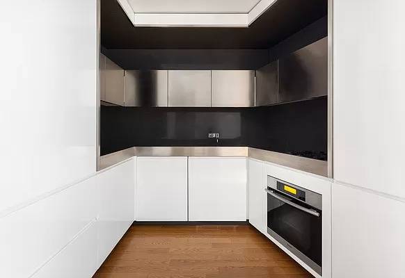 The two bedroom, two bathroom H line residence is the largest two bedroom residence in the building and it is about 1, 373 square feet.