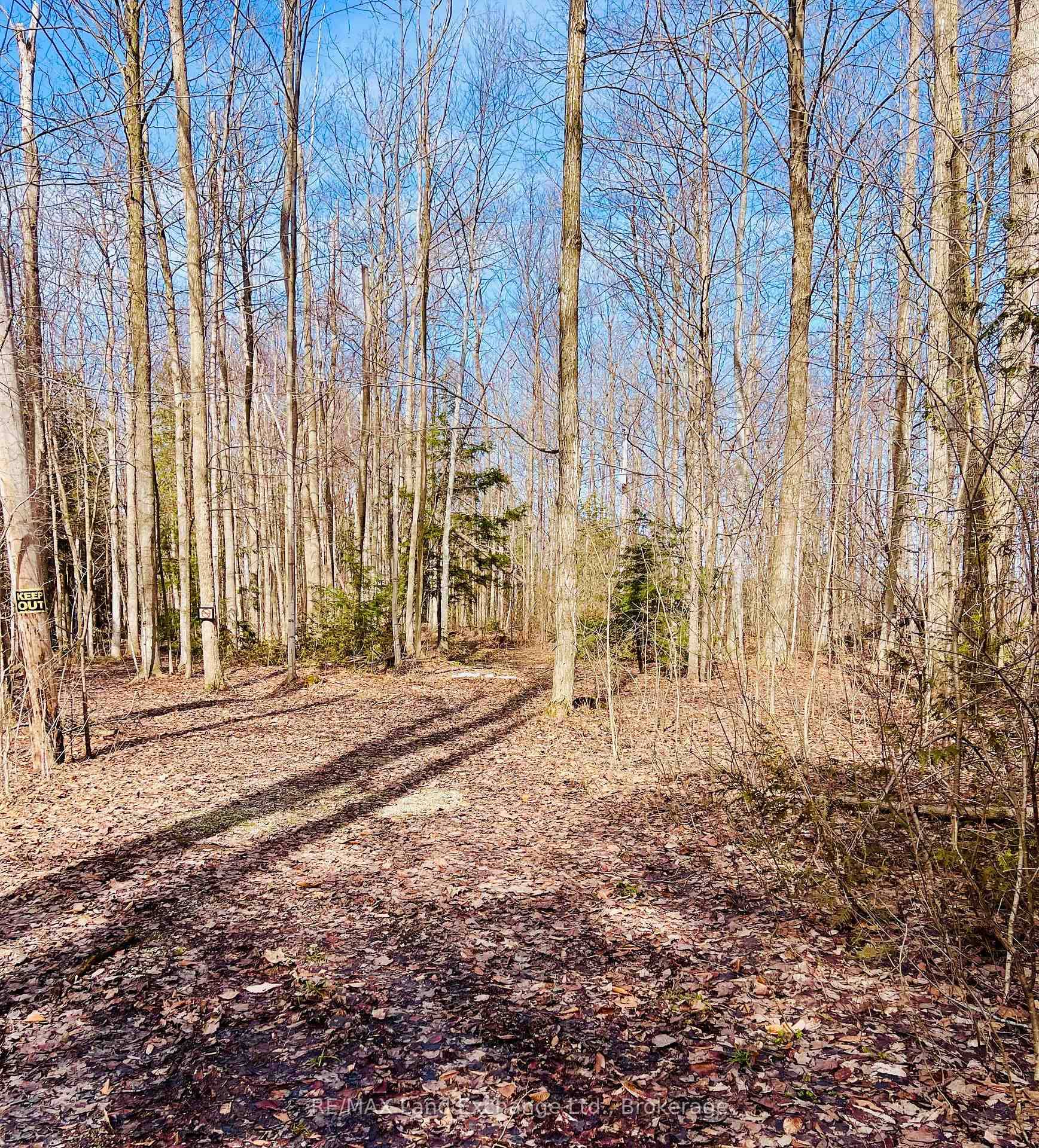 NEW PRICE ! This property offers over half an acre of serene, fully treed land near the picturesque Nine Mile River.