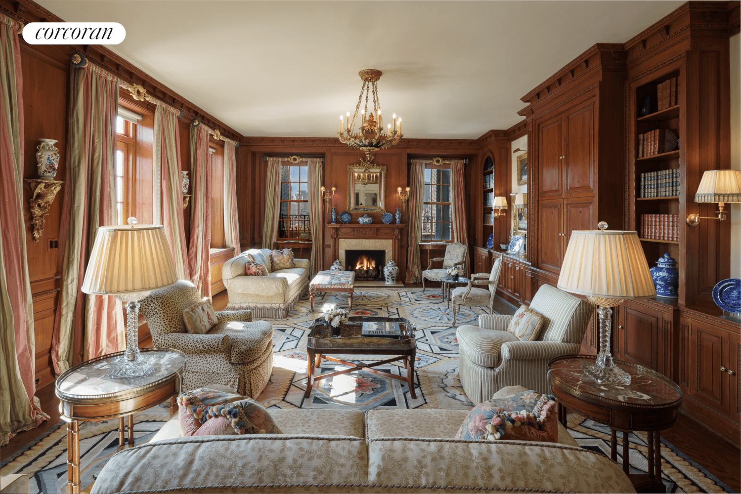 Perfectly positioned atop the premier prewar co operative, 895 Park Avenue, this palatial duplex penthouse epitomizes unparalleled luxury with impeccably proportioned spaces, perfect for sophisticated entertaining and everyday living.