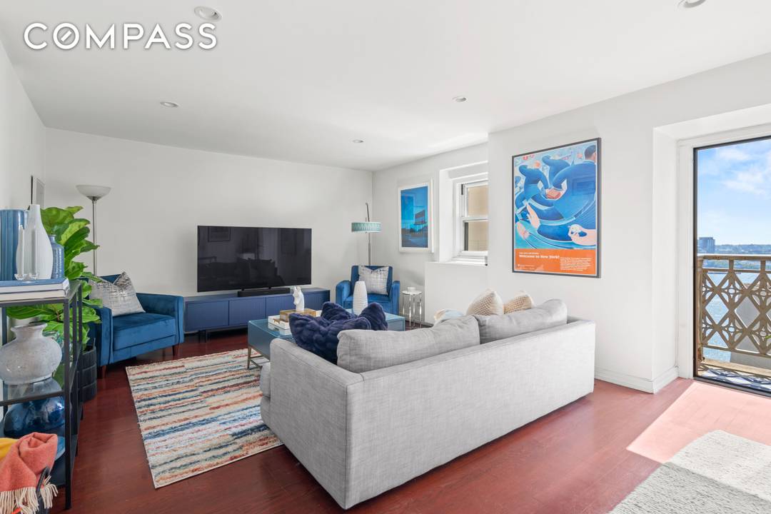 Welcome to Residence 19J at 3 Hanover Square a sun filled and elegantly renovated one bedroom where classic charm meets modern convenience.