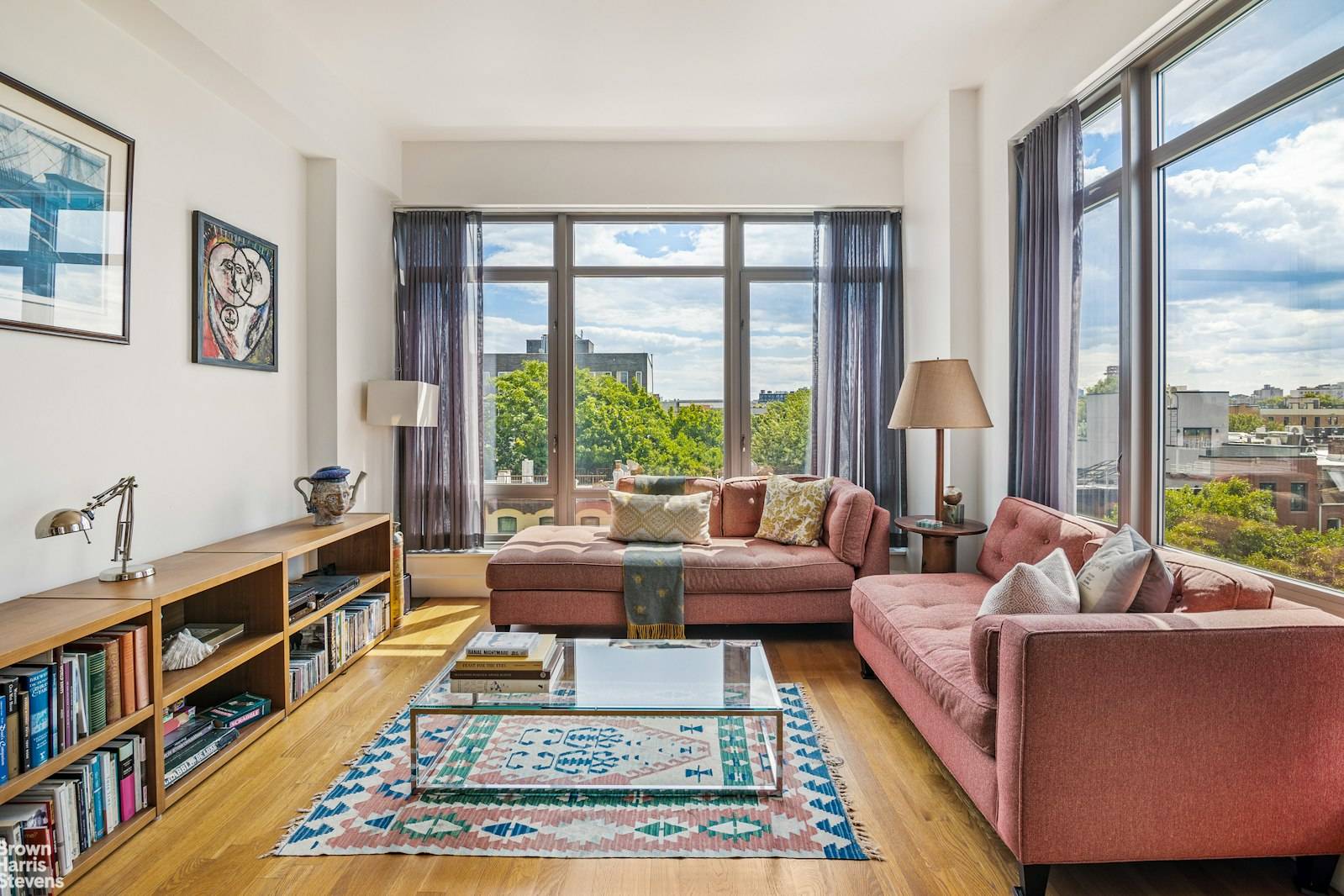 With deeded parking included, this stunning corner apartment offers elevated urban living in prime Bedford Stuyvesant.