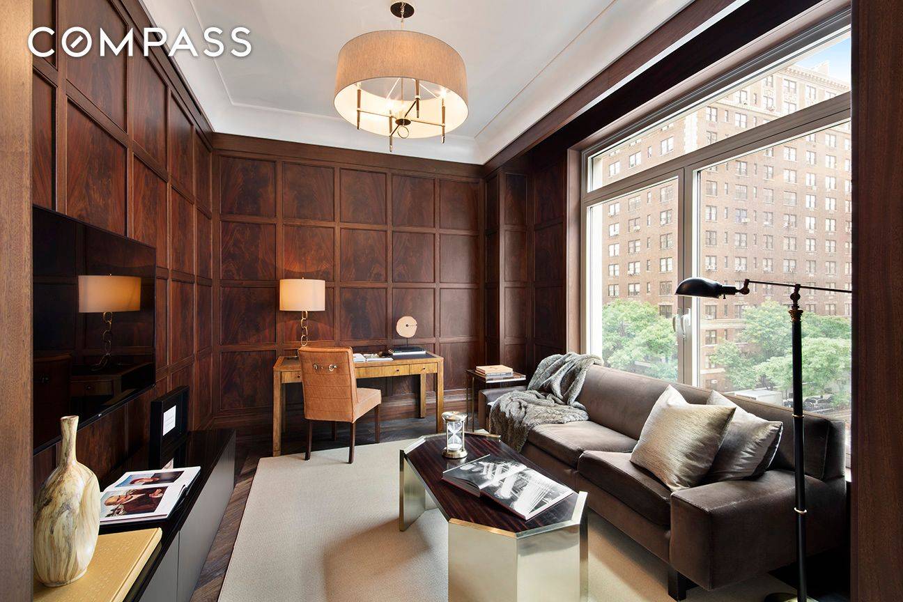 Private and luxurious full floor 3 bedroom with separate library 3.