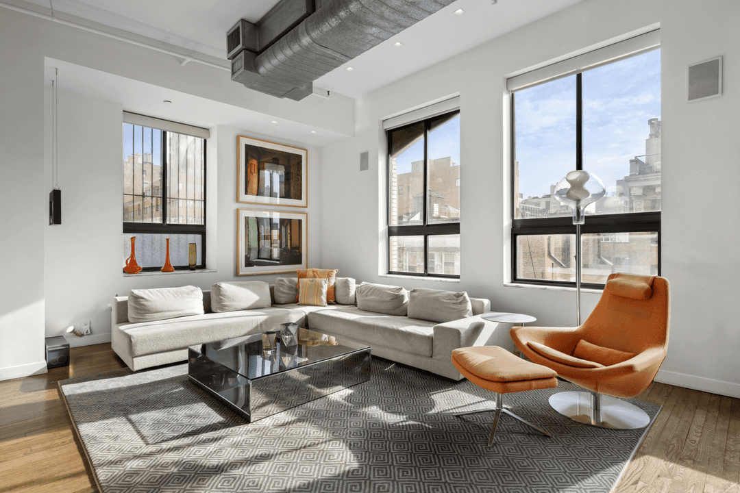 Quintessential Duplex Loft Conversion Penthouse Atop Luxury Boutique Chelsea Flatiron Condominium Perched atop the coveted Brooks Van Horn condominium, this stunning duplex penthouse is a masterful blend of sophistication and ...