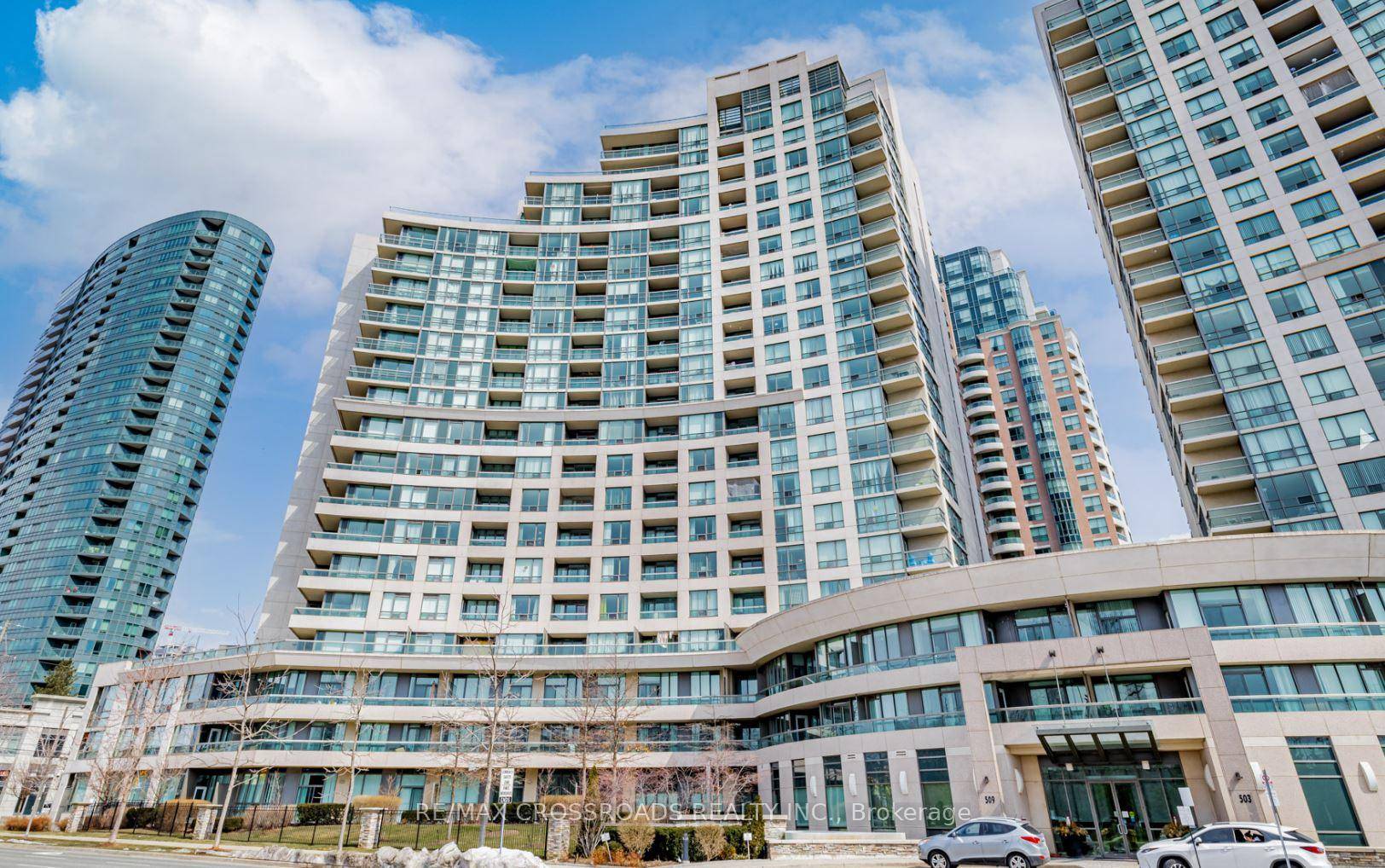 Open Concept 1 Bedroom Unit At The Continental Condos In North York Hardwood Flooring In Living Dining Area Walk Out To Large Balcony With Bright East View Open Concept Kitchen ...