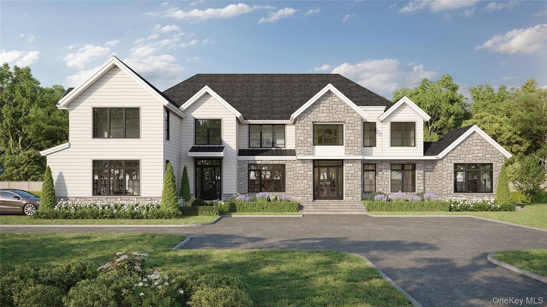 Amazing new home at Sarosca Farm Estates in Purchase, located at the end of a private cul de sac on 3.