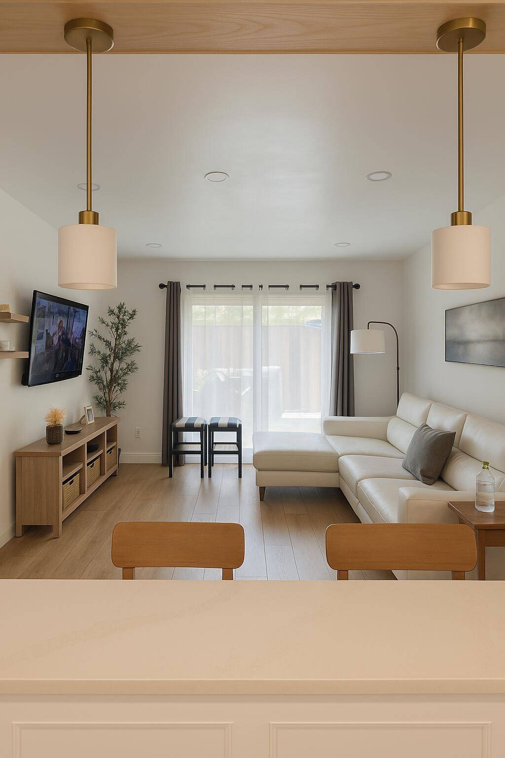 Beautifully renovated 2 bedroom, 1.