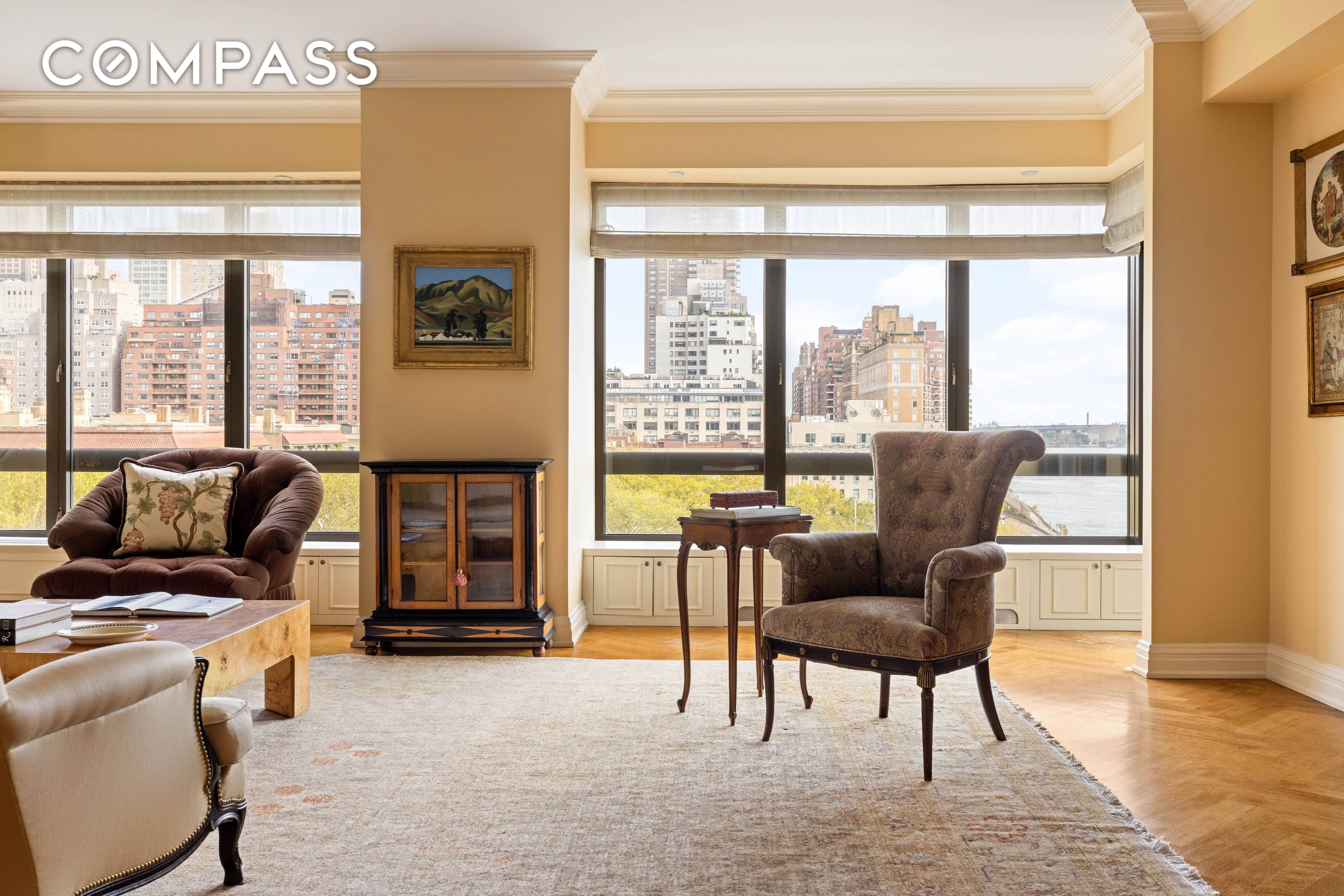 A Sanctuary of Space, Light, and Serenity Four apartments beautifully combined into a perfect home.
