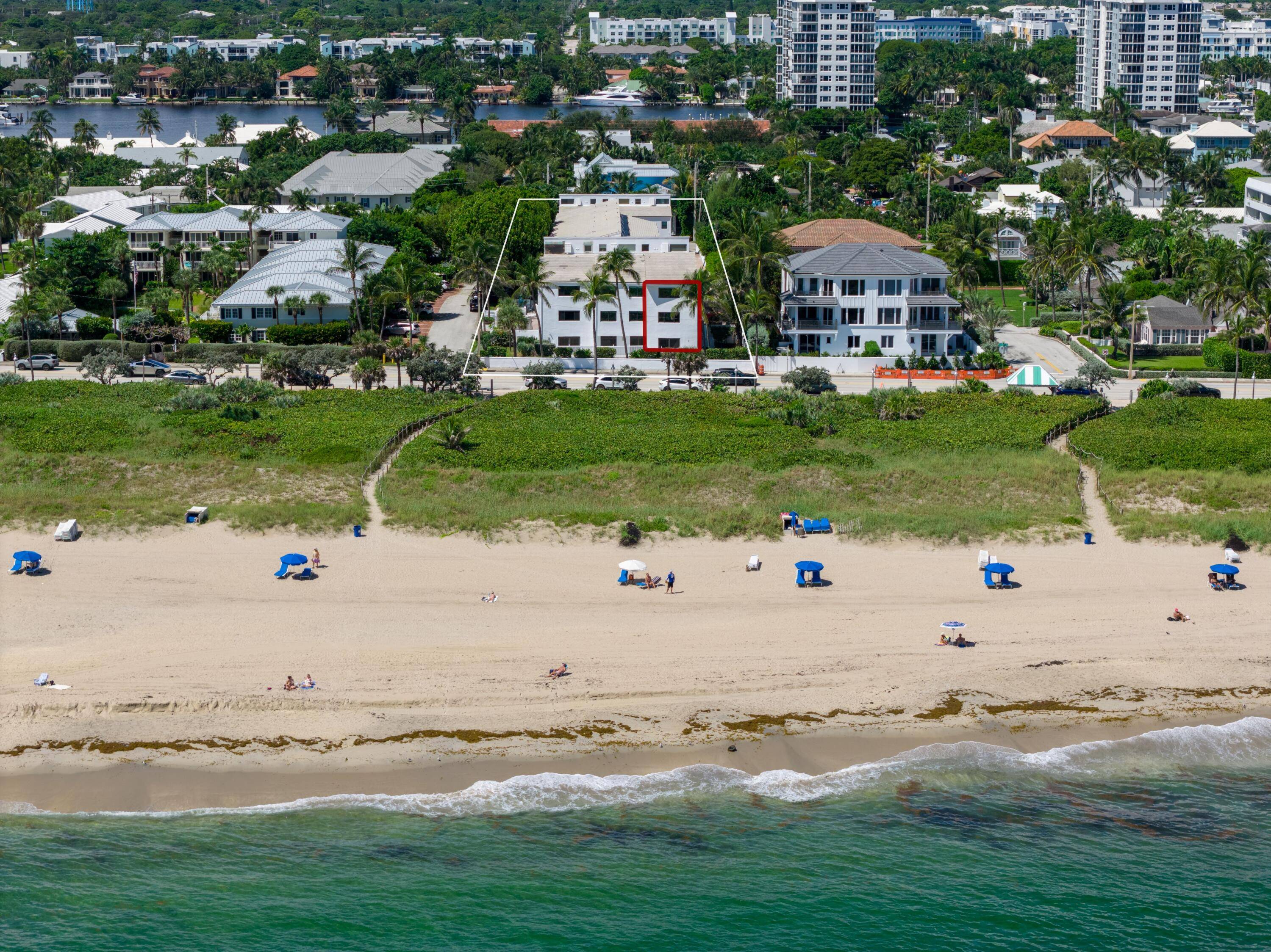 Wake up to direct Ocean Front views in Delray Beach at this magnificent 2 2 townhome.