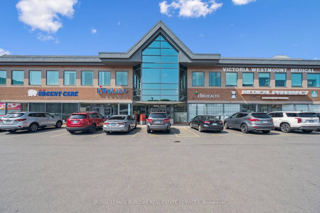 Available suites ranging from 765 SF to 3, 900 SF in a highly visible corner location at Victoria Street South and Westmount Road.