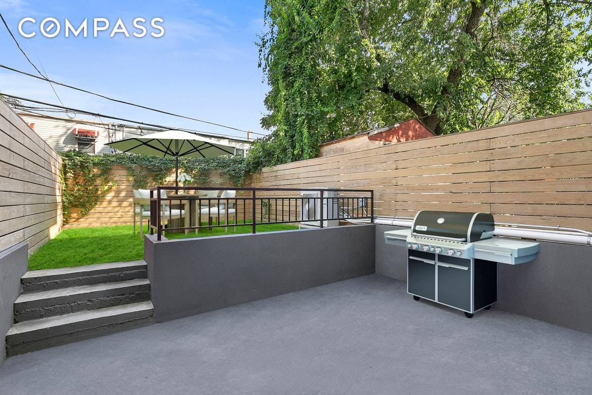 Amazing 2BR 1BA Private Garden Condo Paradise in Prime Time Bushwick, Brooklyn !