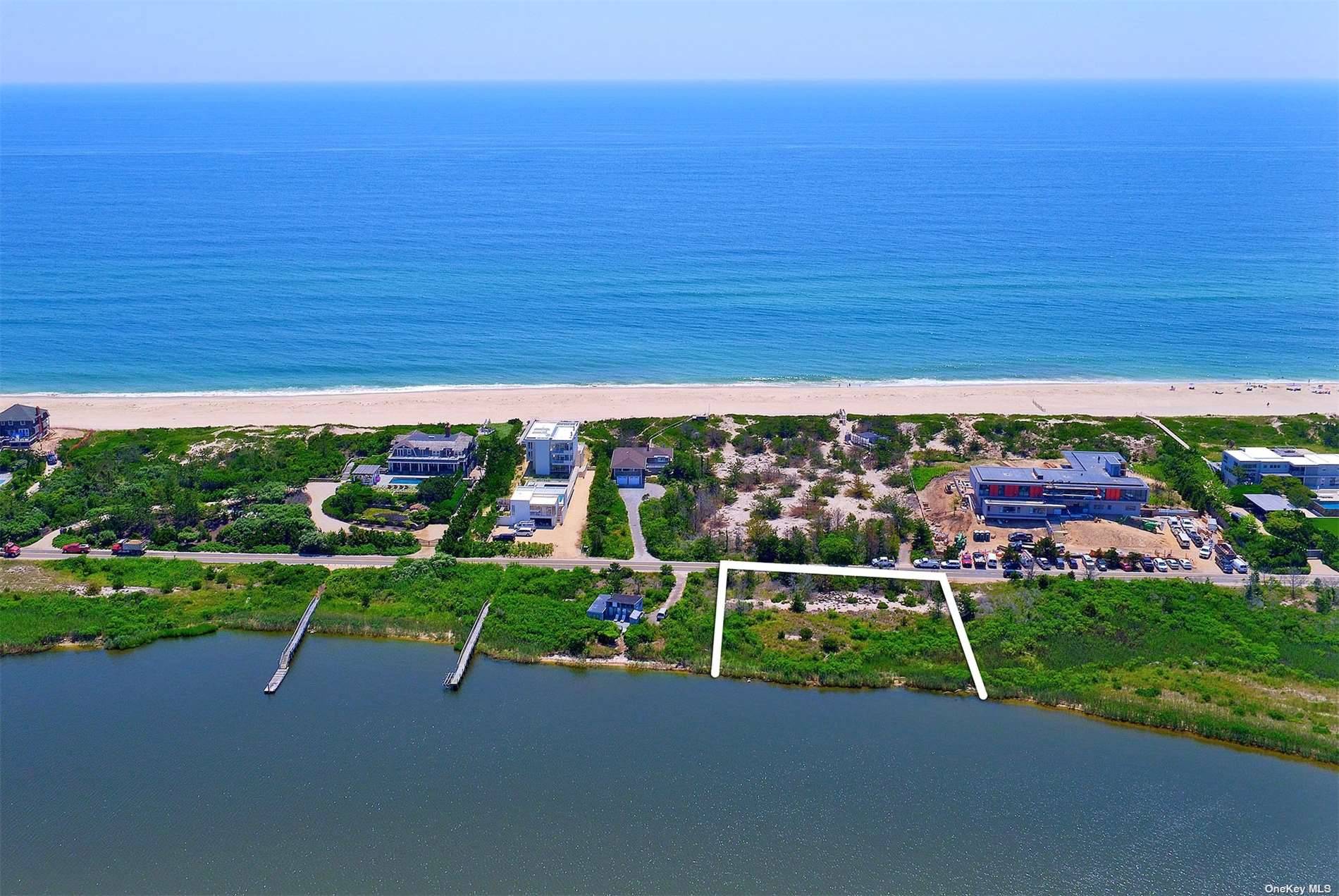 Excellent 0. 61 acre bayfront land parcel.