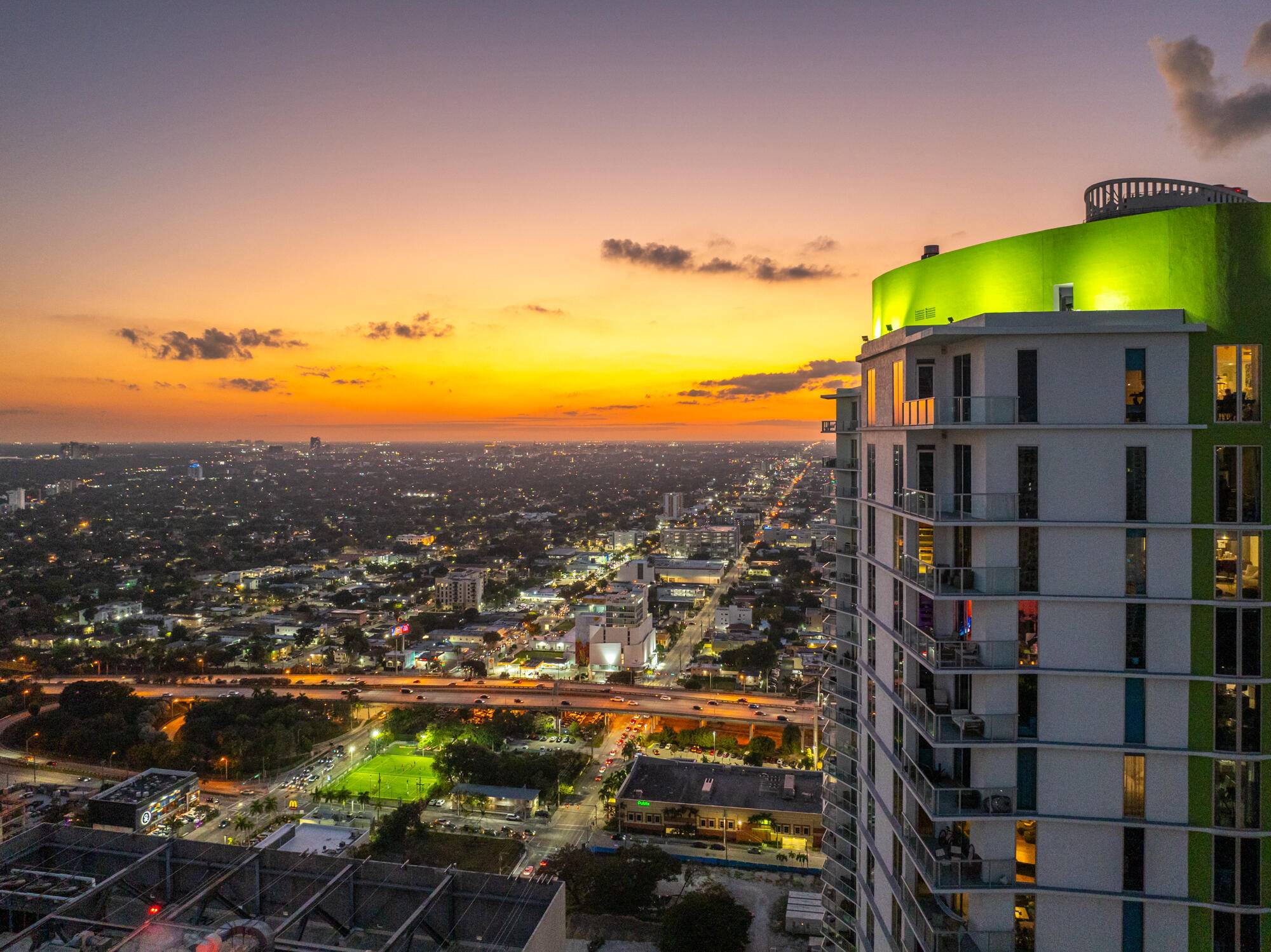 Welcome to the epitome of modern luxury living in this stunning corner penthouse condo in Brickell, Miami.