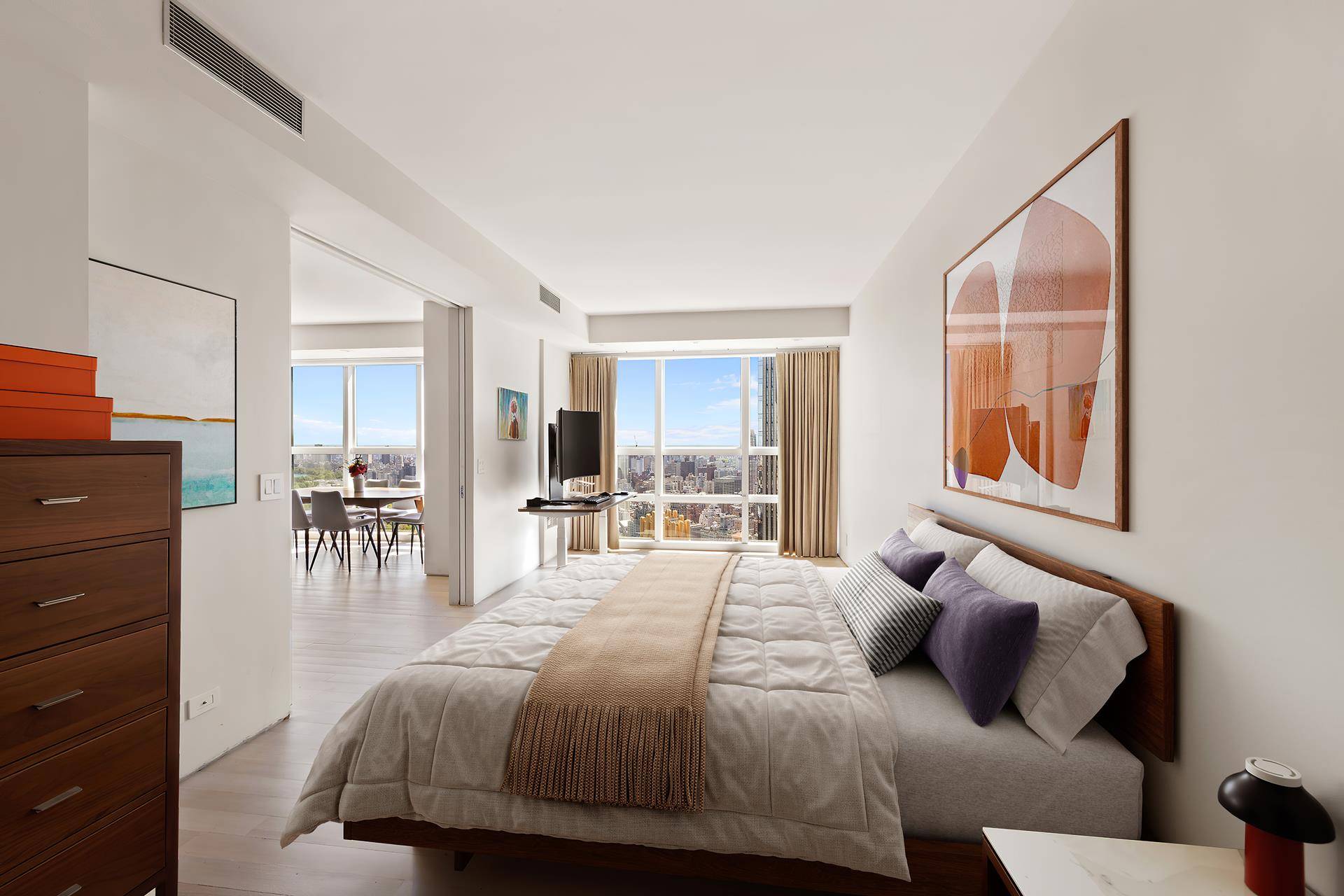 A Sky High Sanctuary with Iconic Views at Metropolitan Tower Perched on the 60th floor of the esteemed Metropolitan Tower, Apartment 60B is a rare and beautifully proportioned one bedroom, ...