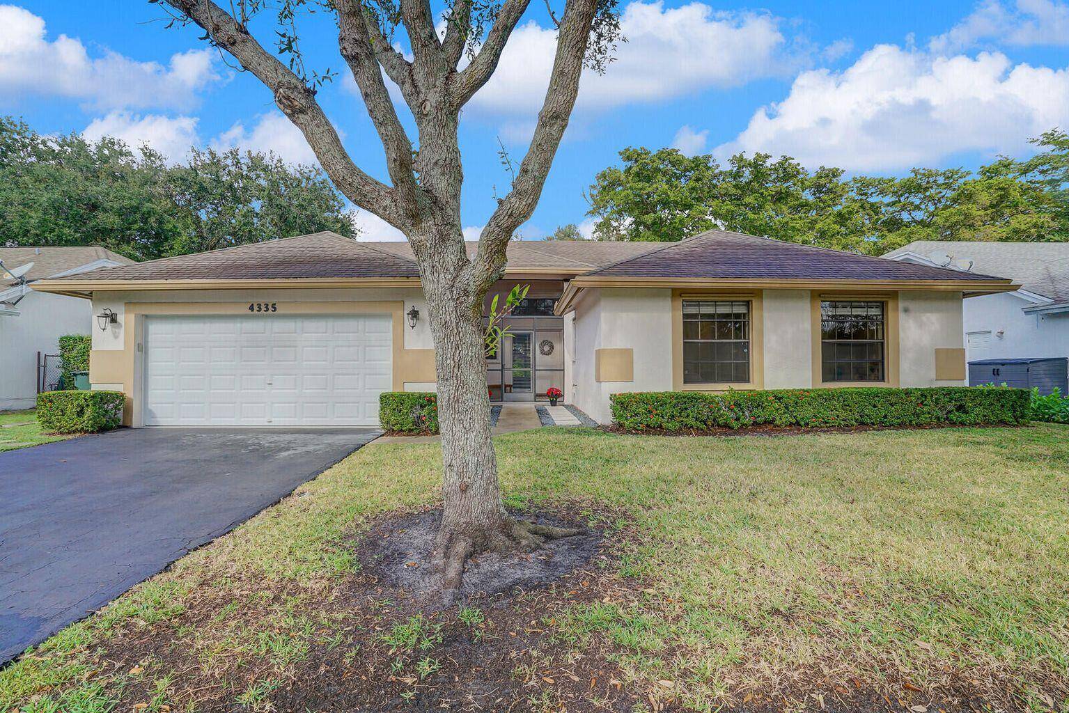 Nestled in Coconut Creek's Winston Park community this spacious 4 bedroom, 2 bathroom home with a 2 car garage is ready for its new owner !